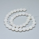 Chapelets de perles en agate blanche naturelle G-D0005-27-10mm-2
