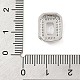 Латунные микро проложить кубического циркония слайд подвески ZIRC-I068-09P-A-3