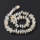Natürlichen weißen Mondstein Perlen Stränge G-D480-A16-03-3