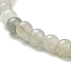 Labradorite naturelle bracelets extensibles de perles BJEW-A117-A-42-3