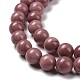 Sortieren Sie eine natürliche Rhodonit-Perlenstränge G-E571-23B-4