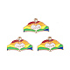 Colgantes de esmalte de aleación de orgullo de color arcoíris ENAM-K067-17-3