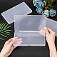SUPERFINDINGS 4 Pack Clear Plastic Beads Storage Containers Boxes with Lids 18.7x10.3x1.8cm Small Rectangle Plastic Organizer Storage Cases for Beads Cards Cotton Swab Ornaments Craft CON-WH0073-73-3