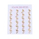304 Stainless Steel Stud Crawler Earrings EJEW-F231-35G-3
