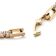 Bracelet à maillons en laiton doré BJEW-C055-05A-G-3