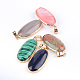 Oval Natural & Synthetic Mixed Stone Pendants G-Q449-29-1
