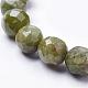 Verde naturale perle di quarzo fili G-K181-L02-3