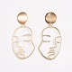 Brass Dangle Earrings X-EJEW-JE03330-3