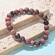Perles de rhodonite naturelles étendent bracelets&nbsp;BJEW-F380-01-B16-5