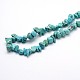 Chapelets de perles en turquoise synthétique G-O049-B-43-3
