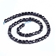 Synthetische blauen goldstone Perlen Stränge G-E560-A01-6mm-2