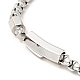 304 bracelet chaîne vénitienne en acier inoxydable pour homme femme BJEW-E009-02P-4