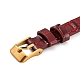 Bracelets de montre texturés en cuir AJEW-K232-01G-6
