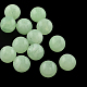 Perles rondes en acrylique d'imitation pierre précieuse X-OACR-R029-6mm-27-1