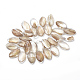 Synthetic Gold Rutilated Quartz Beads Strands G-S273-12-2