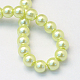 Cottura dipinto di perle di vetro perlato fili di perline rotondo X-HY-Q330-8mm-46-4