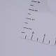 Прозрачная акриловая линейка для футболок TACR-WH0001-23-3