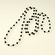 Acrylic Pearl Beaded Necklaces NJEW-D124-04-1