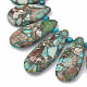Chapelets de perles de pierres précieuses synthétiques G-S324-002-2