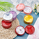 PandaHall 5 Colors Tiny Gift Boxes with Lids Round Jewellery Paper Box 10pcs for Bracelets Earring Rings Pendant Jewellery on Valentine's Day OBOX-PH0001-05-2