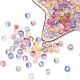 Brins de perles de verre peintes à la bombe givrée GLAA-PH0008-17-1