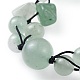 Verstellbare Nylonschnur geflochtenen Perlen Armbänder BJEW-JB04602-02-2