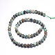 Fili di perle rotonde di turchese africano naturale smerigliato (diaspro) X-G-D746-10mm-2