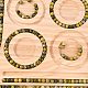パインウッドビーズボードトレイ  ビーズジュエリーオーガナイザートレイ  ブレスレット ネックレス パールボード  長方形  ナバホホワイト  26x46x1.5cm TOOL-D037-03-5