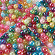 Perles en acrylique transparentes craquelées CACR-TA0001-03-3