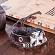 Adjustable Casual Unisex Braided Leather Multi-strand Bracelets BJEW-BB15575-B-7