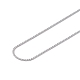 304 collier chaîne serpentine en acier inoxydable pour homme femme NJEW-G076-01C-P-3