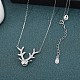 925 Sterling Silver Pendant Necklaces NJEW-BB60510-A-3