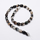 Natural Crystal and Agate Bead Strands G-K134-02-12x16mm-1