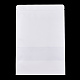 再封可能なクラフト紙袋  再封可能なバッグ  小さなクラフト紙ドイパック  窓付き  ホワイト  26.2x18.2cm OPP-S004-01D-02-4