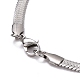 304 Stainless Steel Snake Chains Necklaces NJEW-O058-31P-3