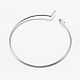 316 Surgical Stainless Steel Hoop Earrings Findings STAS-F149-32P-A-3