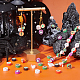 Sunnyclue 200 Stück Halloween/Weihnachtsthema handgefertigte Fimo-Perlen CLAY-SC0001-44-5