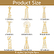 Никелевые декоративные наклейки DIY-WH0450-173-2
