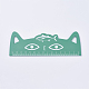 かわいい木の定規  魚と猫  ミックスカラー  16.4x5.6x0.3cm WOOD-L005-01M-2