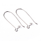 Brass Hoop Earrings Findings Kidney Ear Wires EC221-2