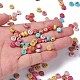Perles acryliques opaques de couleurs mélangées MACR-Q242-011A-6