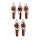 Natural Red Jasper  Dowsing Pendulums G-C095-01P-08-2