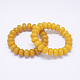 Resin Imitation Amber Beads Stretch Bracelets BJEW-E337-01-1