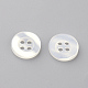 4-Rondelle botones de plástico BUTT-S020-11-18mm-2