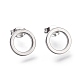 Round Ring 304 Stainless Steel Jewelry Sets SJEW-M097-22P-5
