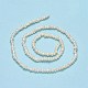 Fili di perle di perle d'acqua dolce coltivate naturali PEAR-A005-23-01-3