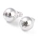 Bails de pendentif de chapeau de perle en laiton KK-O133-200A-S-3