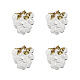 4pcs cuentas de lampwork hechas a mano&nbsp;LAMP-TA0002-24D-1