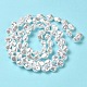 Hilos de cuentas de perlas de imitación de plástico abs KY-F021-03-3