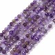 Natural Amethyst Beads Strands G-L581A-001-1